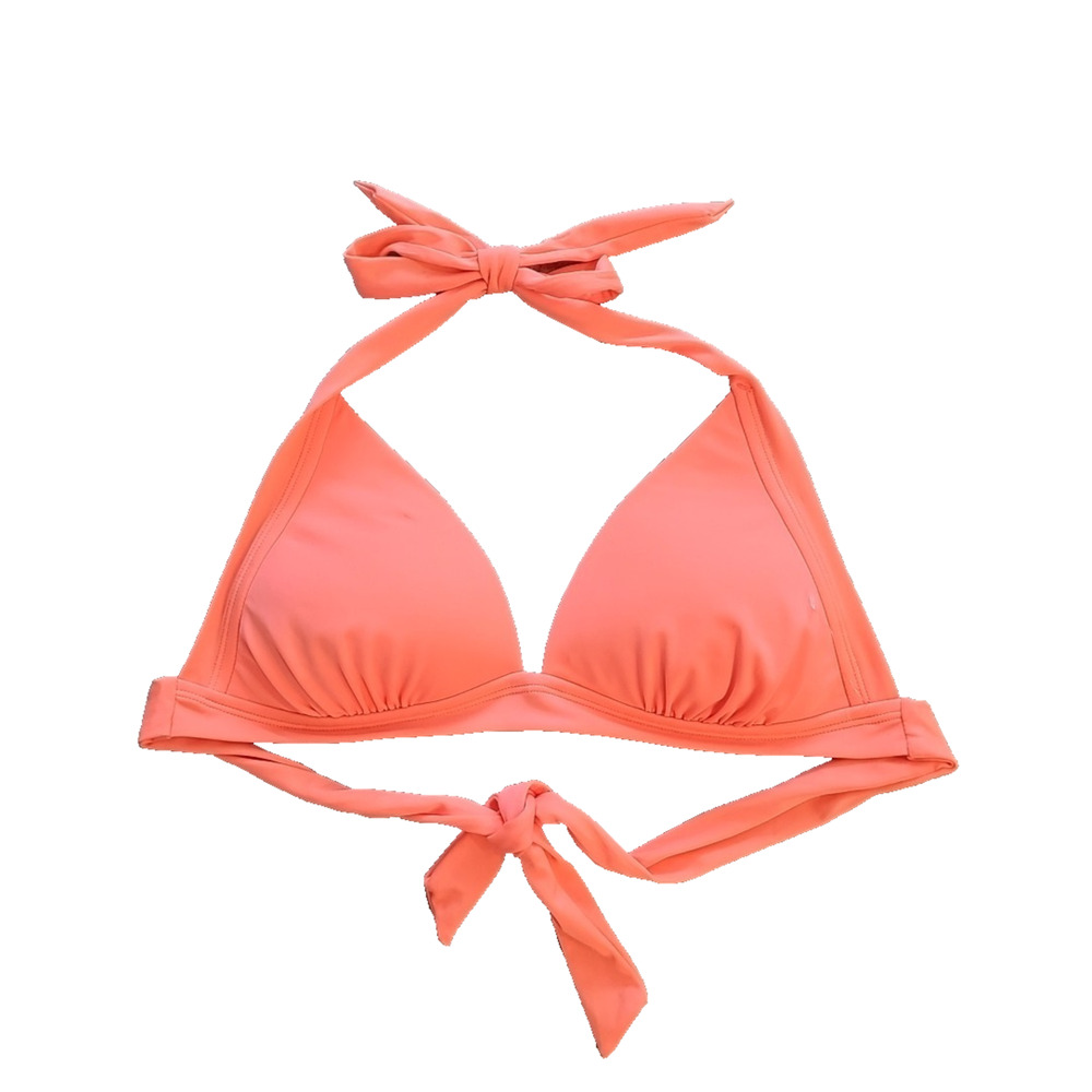 Arizona Jean Co Neon Orange Bikini Top Size Junior XL